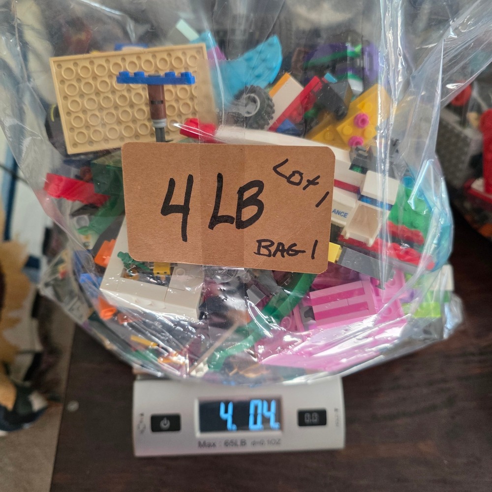 LEGO Bulk Lot 8lb Mixed Bricks Plates Specialty Pieces Minecraft Scooby Doo - Picture 3 of 12